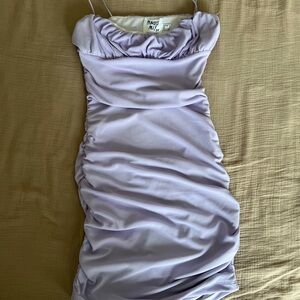Princess Polly Lavender Ruched Mini Dress
